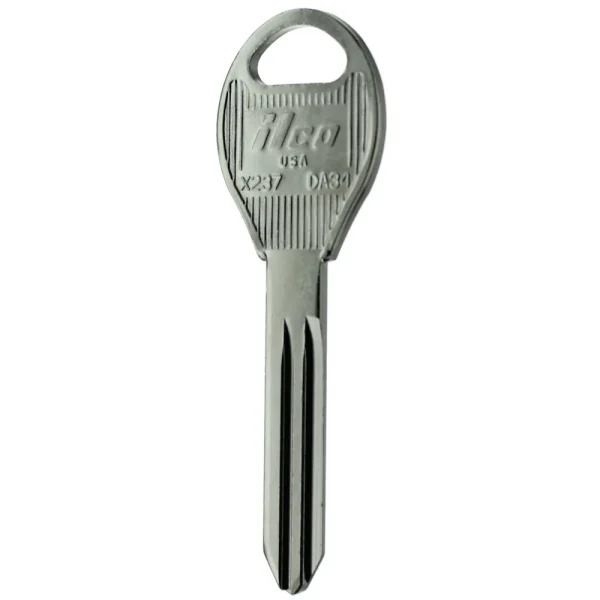 Ilco Bag of 10 Infiniti and Nissan Metal Key Blank (X237-DA34)
