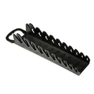 Ernst Black 10-Tool Gripper Stubby Wrench Organizer (5075)