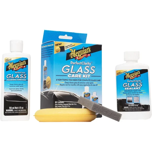 Meguiars G8800 Perfect Clarity Glass Kit, 11 fl. Oz – Glass Cleanere