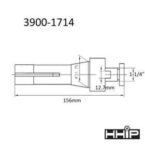 HHIP 1-1/4″ R8 SHELL END MILL HOLDER (3900-1714) - view 2