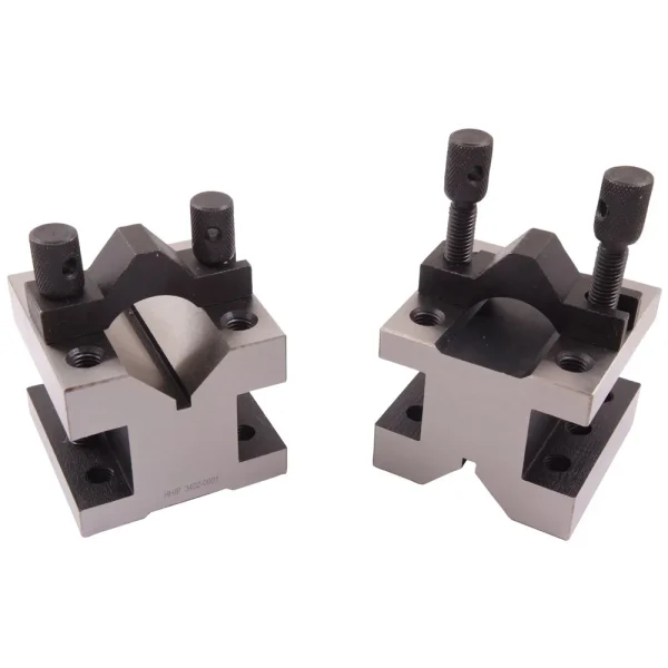HHIP 1-3/8 L X 1-3/8 W X 1-3/16 H PRECISION V-BLOCK & CLAMP SET (3402-0001)