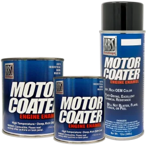 KBS Coatings Motor Coater High Heat Engine Paint – Quart (60434, 60435, 60436, 60437)