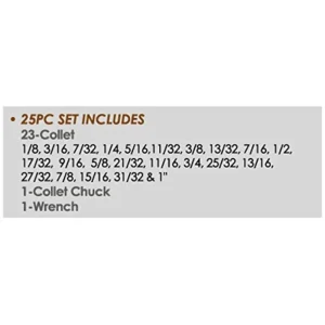 HHIP ER-40 CAT 40 V-FLANGE SPRING COLLET CHUCK SET (3900-4040) - view 2
