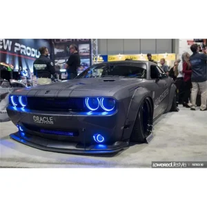 Oracle Lighting 2008-2014 Dodge Challenger Surface Mount LED Headlight Halo Kit (1292-001, 1292-003, - view 4