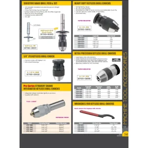 VERTEX 0-1/2″ BT40 INTEGRATED KEYLESS DRILL CHUCK (3701-1054) - view 3