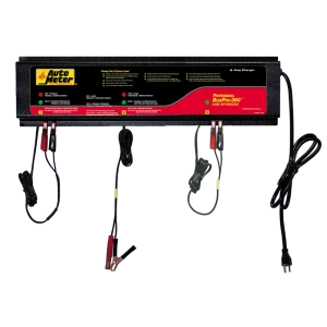 AutoMeter 3 Station Charger 5 Amps per Station 120V AGM Battery Optimized (BUSPRO-360)