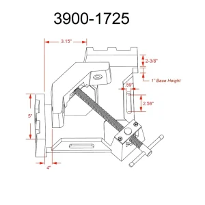 HHIP 5″ WELDER’S ANGLE VISE (3900-1725) - view 2