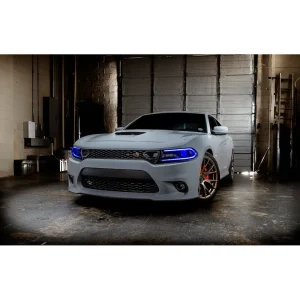 Oracle Lighting 2015-2021 Dodge Charger ColorSHIFT® RGB+W Headlight DRL Upgrade Kit (1443-330, 1443- - view 3