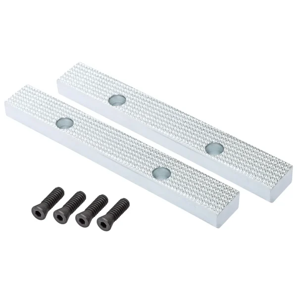 Yost 455-2 Pair of Replacement Serrated Jaws for Bench Vise Model 455 (57006)