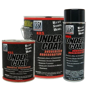 KBS Coatings UnderCoat Rubberized Undercoating – Gallon (77500)