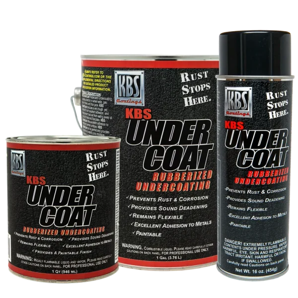 KBS Coatings UnderCoat Rubberized Undercoating – Gallon (77500)