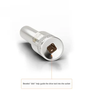 Dynamic Tools 1/2″ Drive 6 Point SAE, 13/16″ Deep Length, Chrome Finish Socket (D016526) - view 4