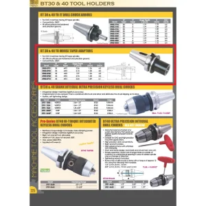 HHIP BT40 V-FLANGE TO MT3 DRILL CHUCK ARBOR (3900-8708) - view 4