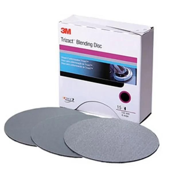 3M 6″ P1000 Trizact Hookit Blending Disc 443A (2090)