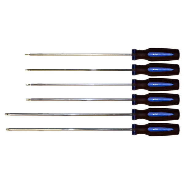 Cal Van Tools 912 6-Piece Extra Long Torx Screwdriver Set