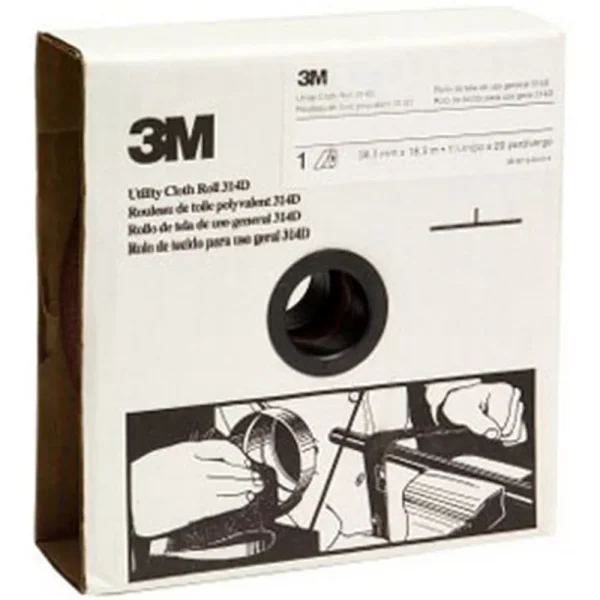 3M 1.5″ X 20 Yard P240+Grit Utility Cloth Roll (19797)