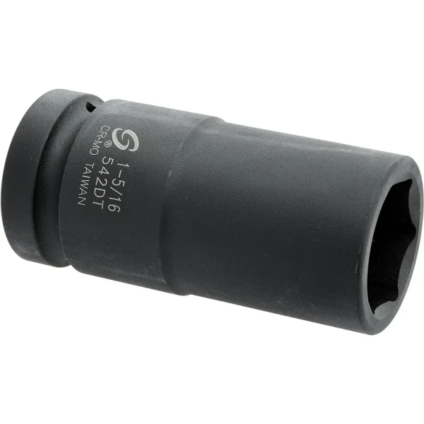 Sunex 1″ Drive Deep Thin Wall Impact Socket – 1-5/16″ (542DT)