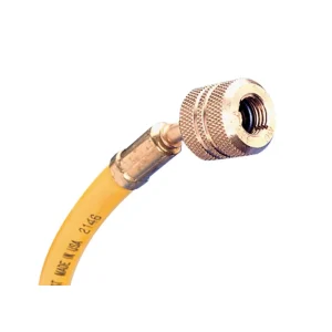 Mastercool 45962 96″ R-12 Yellow Hose With Auto Shut-Off Fittings