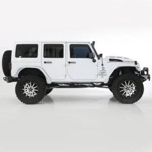 Smittybilt Apollo Rock Sliders with Steps for 07-18 Wrangler JK 4DR (SMB76734)
