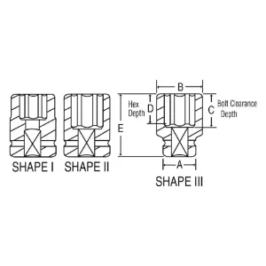 Grey Pneumatic 1-1/2″ Drive 40 Mm 6-Point Standard Impact Socket (6040M) - view 2