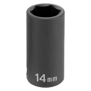 Grey Pneumatic 3/8″ Drive 19 Mm 6-Point Semi-Deep Impact Socket (1019MSD)