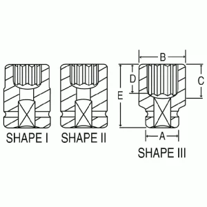Grey Pneumatic 1-1/8″ X 6 Point Short 1″ Drive Impact Socket (4536S) - view 2