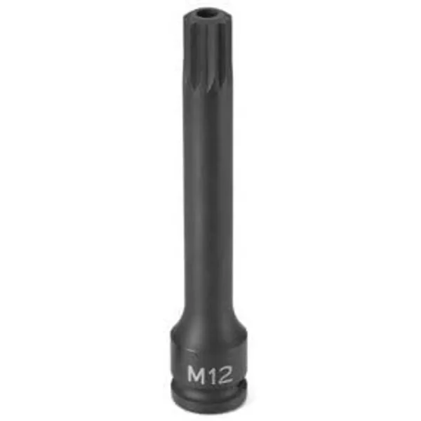 Grey Pneumatic M6 Triple Square Tamper-Proof Impact Plug Socket 1/2″ Drive (2106ST)
