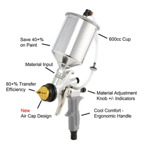 Maxi-Miser Primer HVLP Spray Gun (MM-P7600-600-08-BHS) - view 2