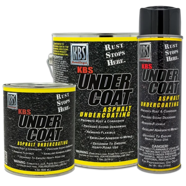 KBS Coatings UnderCoat Asphalt Protective Coating – Aerosol (76100)
