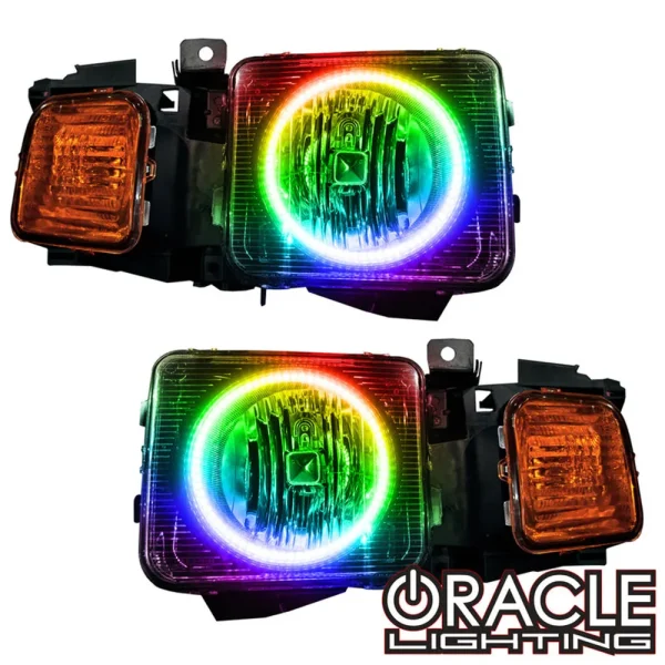 Oracle Lighting 2005-2010 Hummer H3 Dynamic ColorSHIFT® Headlight Halo Kit (2316-332)