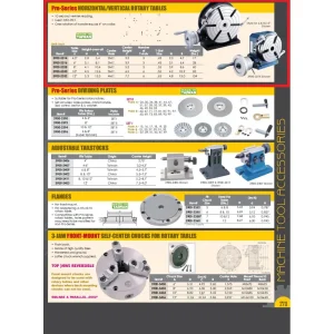 VERTEX 8″ HORIZONTAL/VERTICAL ROTARY TABLE MADE IN TAIWAN (3900-2328) - view 4