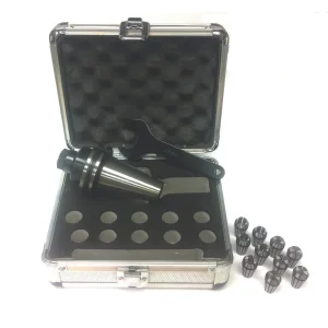 HHIP ER-16 CAT 40 V-FLANGE SPRING COLLET CHUCK SET (3900-4016)