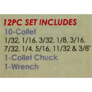 HHIP ER-16 CAT 40 V-FLANGE SPRING COLLET CHUCK SET (3900-4016) - view 2