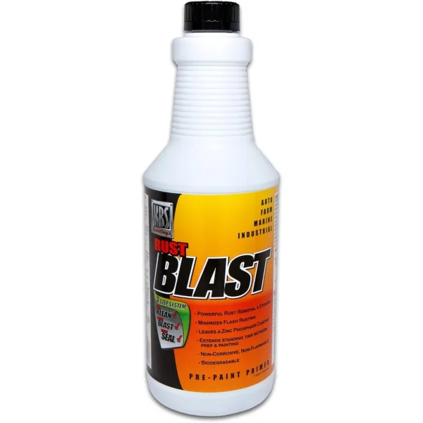KBS Coatings RustBlast 1 Quart Water-Based Metal Etch and Rust Remover (3400)