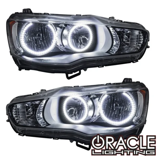 Oracle Lighting 2008-2017 Mitsubishi Lancer Pre-Assembled LED Halo Headlights (7087-001, 7087-002, 7087-003, 7087-004...