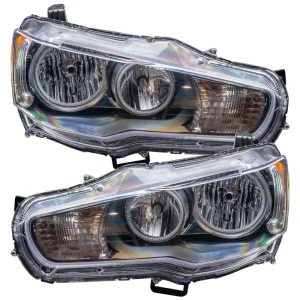 Oracle Lighting 2008-2017 Mitsubishi Lancer Pre-Assembled LED Halo Headlights (7087-001, 7087-002, 7 - view 2