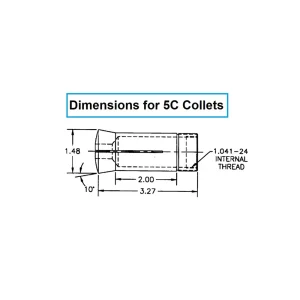 HHIP 5/8″ 5C ROUND COLLET (3900-1137) - view 3