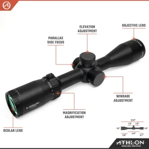 Athlon Optics Talos 3-12×40 Center X SFP MOA Reticle (215003) - view 3