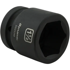Dynamic Tools 1-1/2” X 1″ Drive, 6 Point Standard Length, Impact Socket (D025348) - view 2