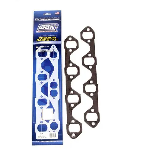 BBK Performance CNC Series Oval Port Graphite Exhaust Header Gasket Set – 1575