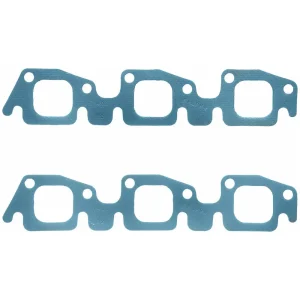 Fel-Pro High Performance Rectangle Port Perforated Steel Core Exhaust Manifold Gasket Set – 1401