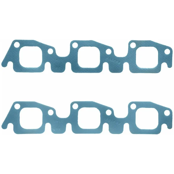 Fel-Pro High Performance Rectangle Port Perforated Steel Core Exhaust Manifold Gasket Set – 1401