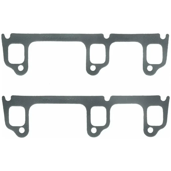 Fel-Pro High Performance Rectangle Port Perforated Steel Core Exhaust Manifold Gasket Set – 1400
