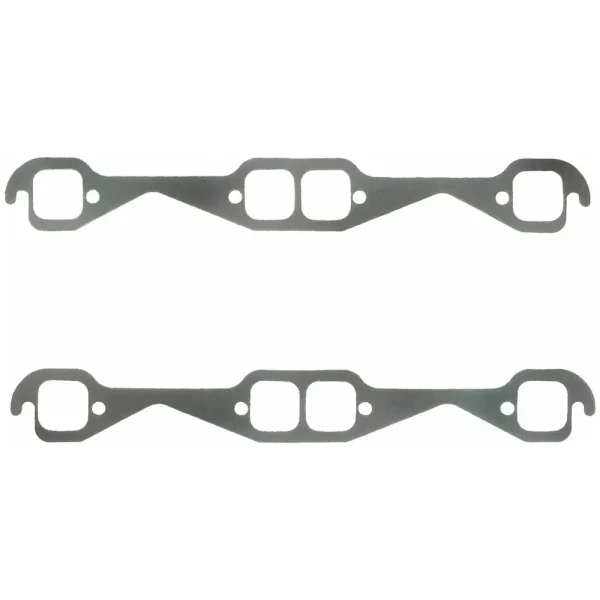 Fel-Pro High Performance Square Port Perforated Steel Core Exhaust Manifold Gasket Set – 1405