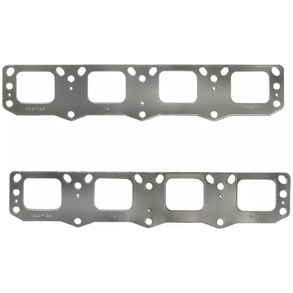 Fel-Pro High Performance Rectangle Port Graphite, Multi-Layer Steel (MLS) Exhaust Manifold Gasket Set – 1418
