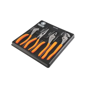4 PIECE UNIVERSAL PLIERS SET – ORANGE - view 3
