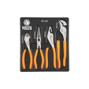 4 PIECE UNIVERSAL PLIERS SET – ORANGE - view 4