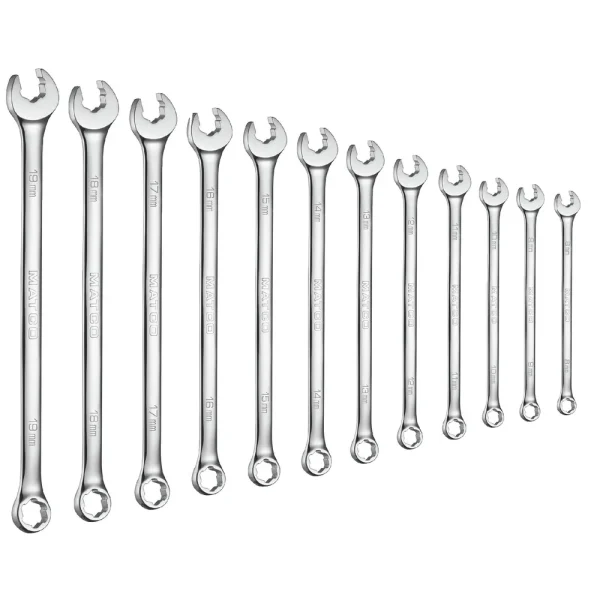 12 PIECE METRIC HEX GRIP WRENCH SET