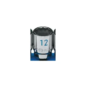 1/4″ DRIVE 12MM METRIC 12 POINT CHROME SOCKET