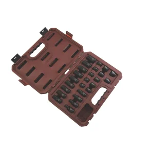 25 PIECE 3/8″ DRIVE METRIC 6 POINT MID-LENGTH AND STUBBY ADV IMPACT SOCKET SET - view 4